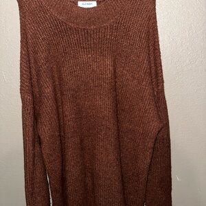 Old Navy Women's Rust Knit Sweater